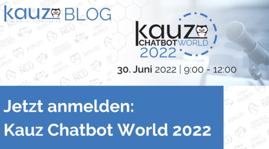 Blog Chatbot World 2022 Ankuendigung