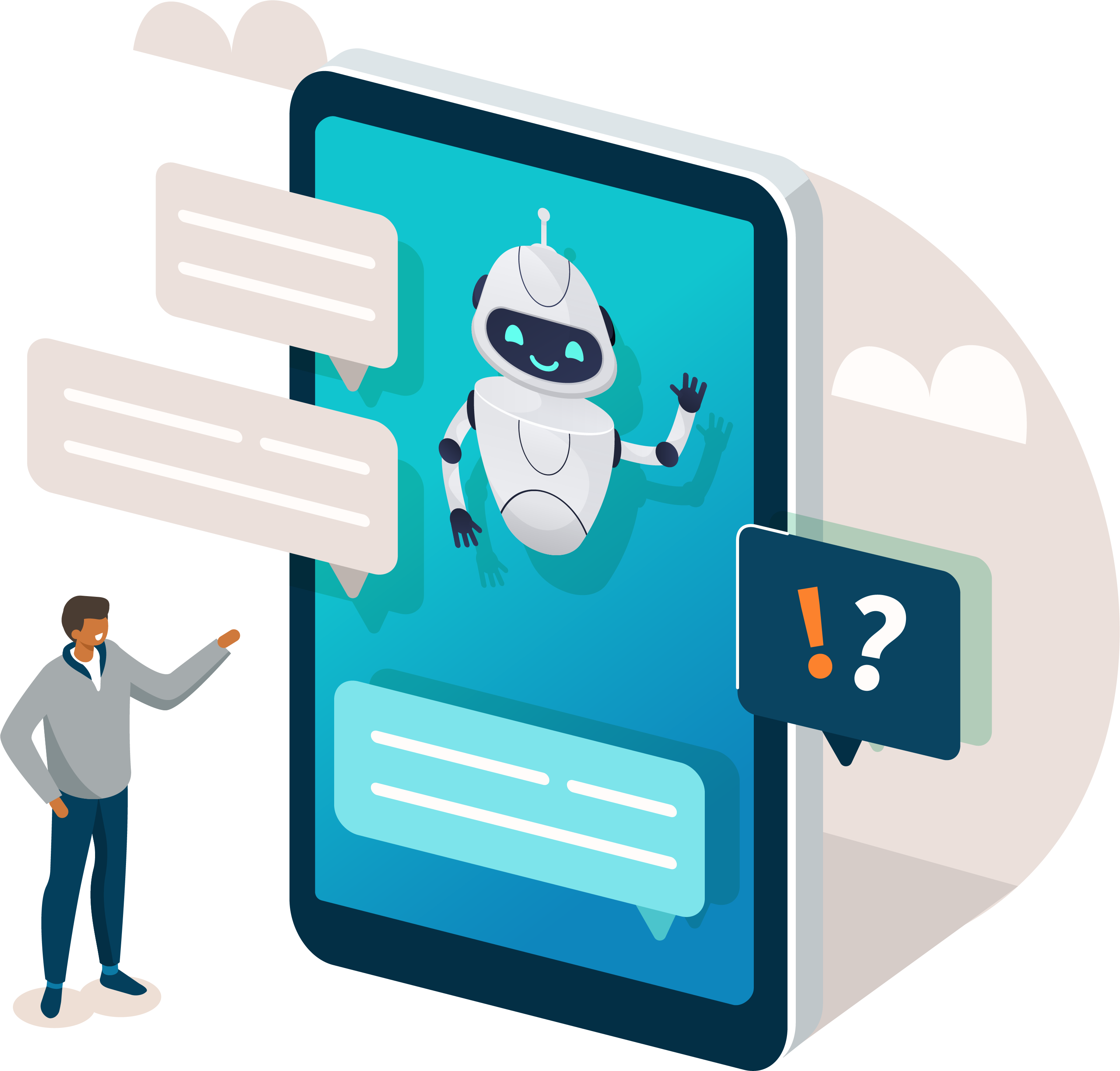 Customer Dialog With Chatbot